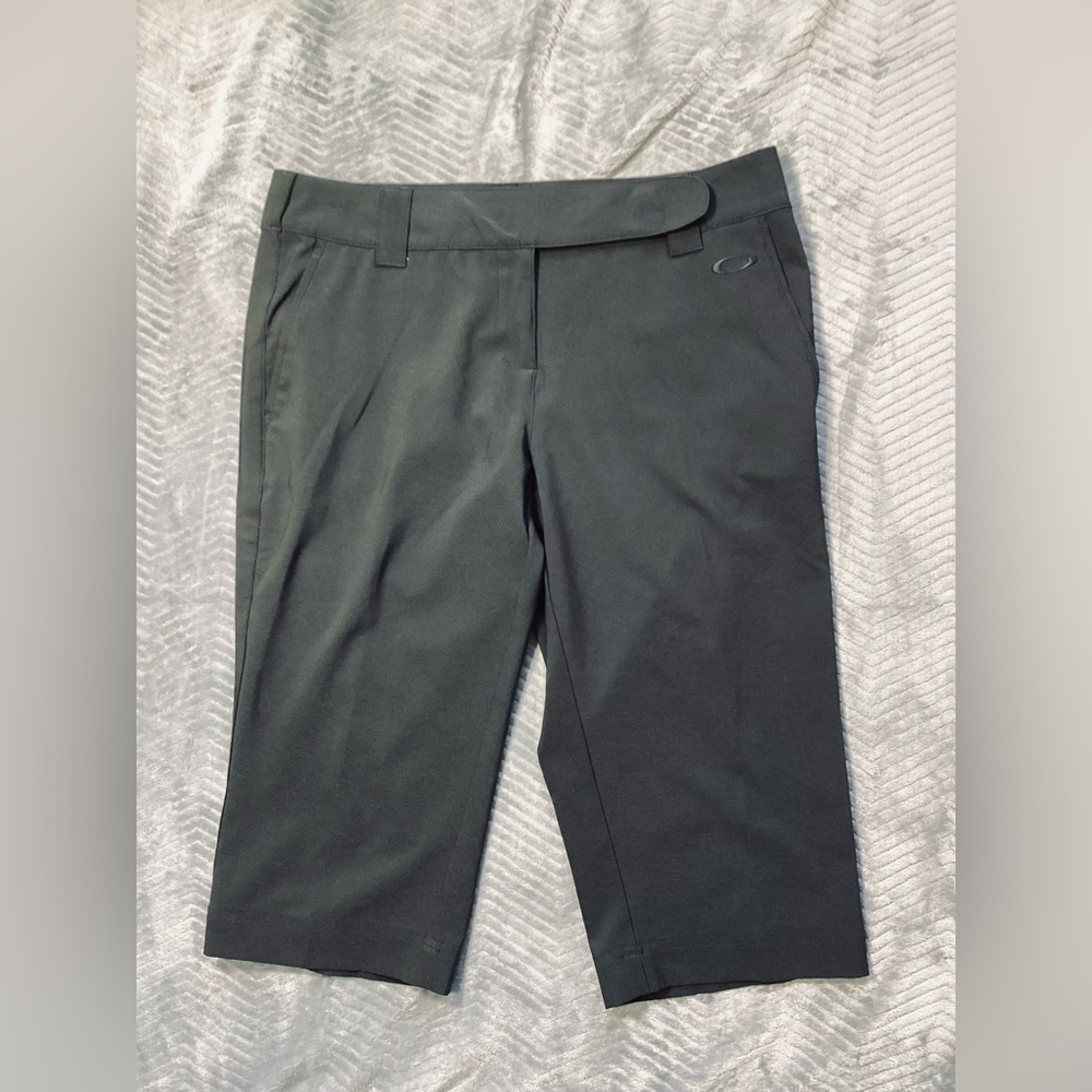 Womens Oakley Albatross Golf Capri Pants Black 12